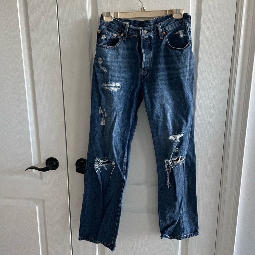 Levi’s 501 button flyClassic Blue Denim Jeans